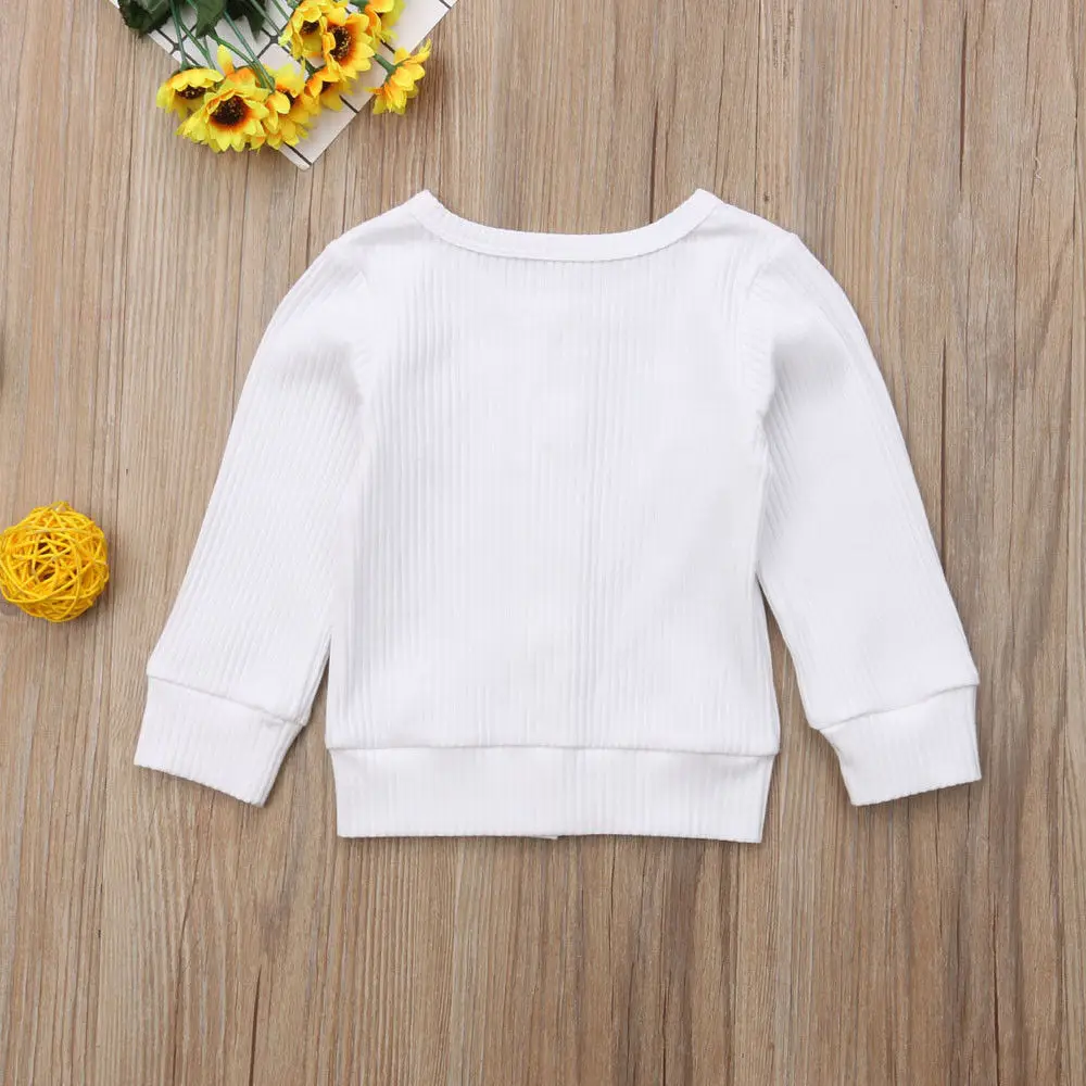 Pudcoco Newborn Baby Girl Clothes Long Sleeve Knitted Sweater Cardigan Outerwear Toddler Casual Tops images - 6