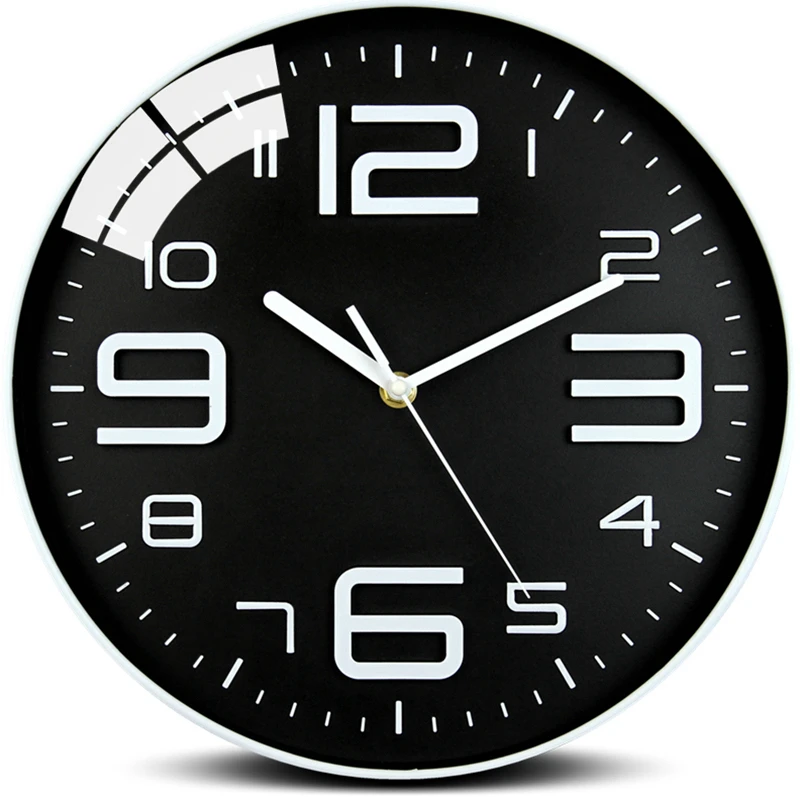 3d часы на стену кухонные современные тихие настенные в скандинавском стиле для