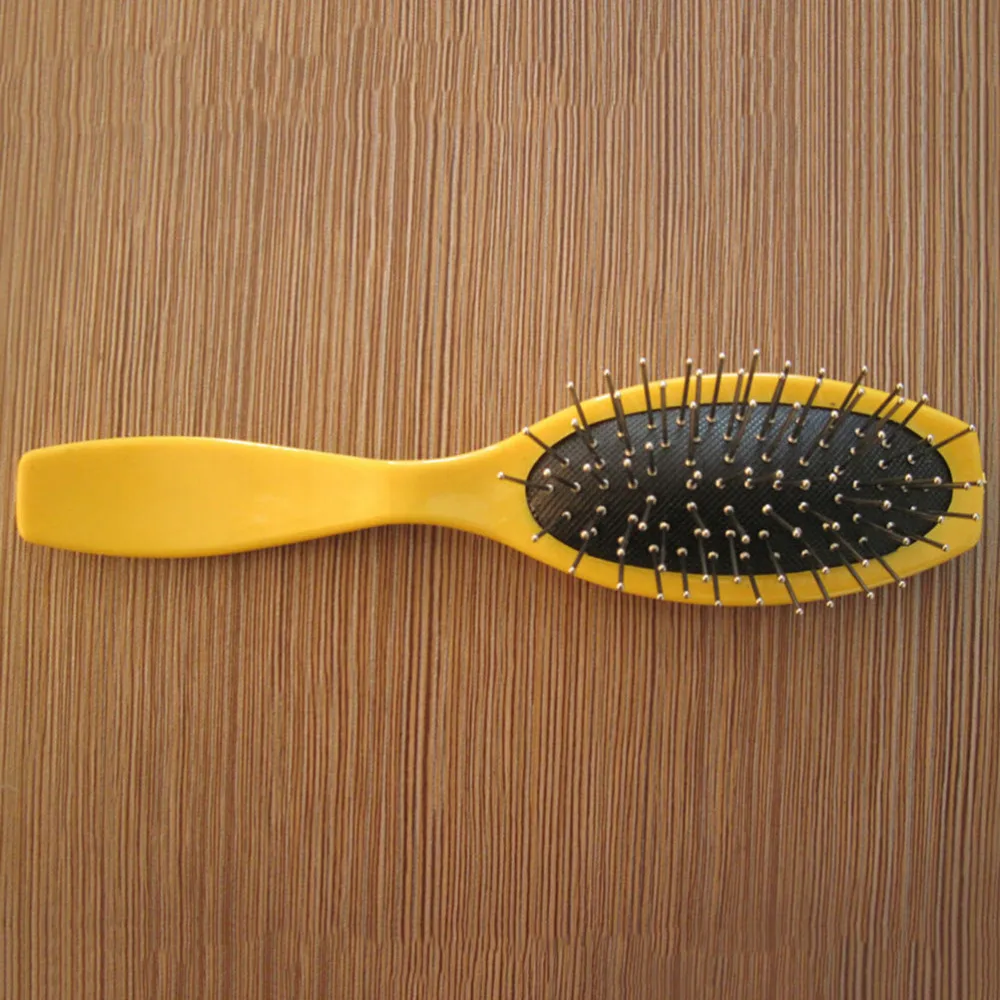 

1PCS 4 Colors Professional Plastic Comb Healthy Paddle Cushion Hair Massage Brush Hairbrush Comb Scalp