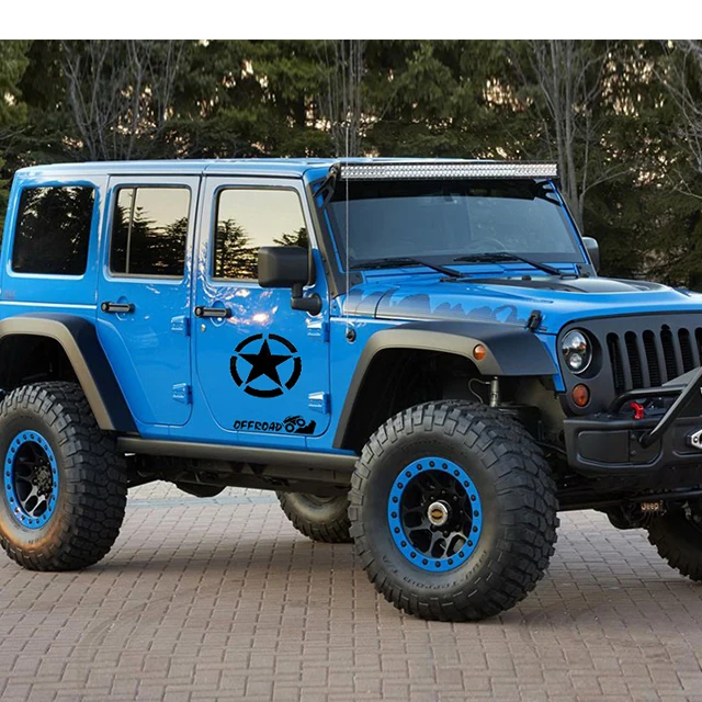 Креативные наклейки MOPAI для кузова автомобиля на весь корпус Jeep Wrangler/for
