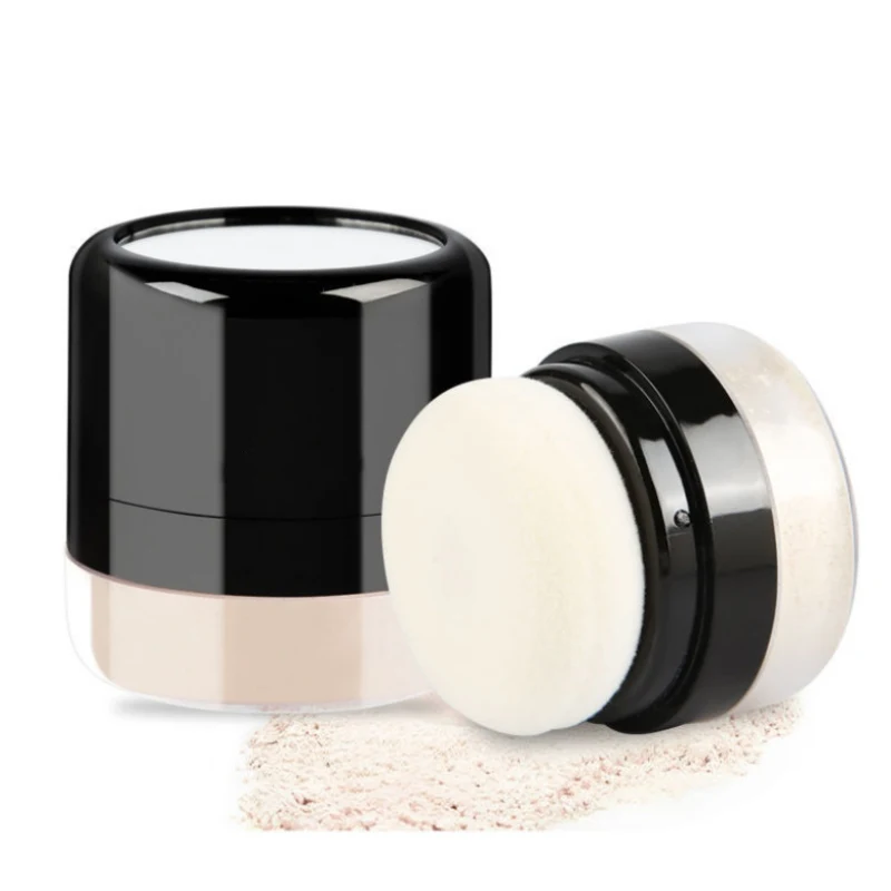 Грибовидная масляная пудра для макияжа рассыпчатая завершения лица с пуховкой * |