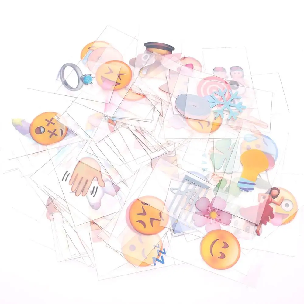 Expression package 85PCS DIY КИНО красочные буквы& карты& знаки& цифры для светильник коробка ночника орнамент украшение праздника - Цвет: Expression package