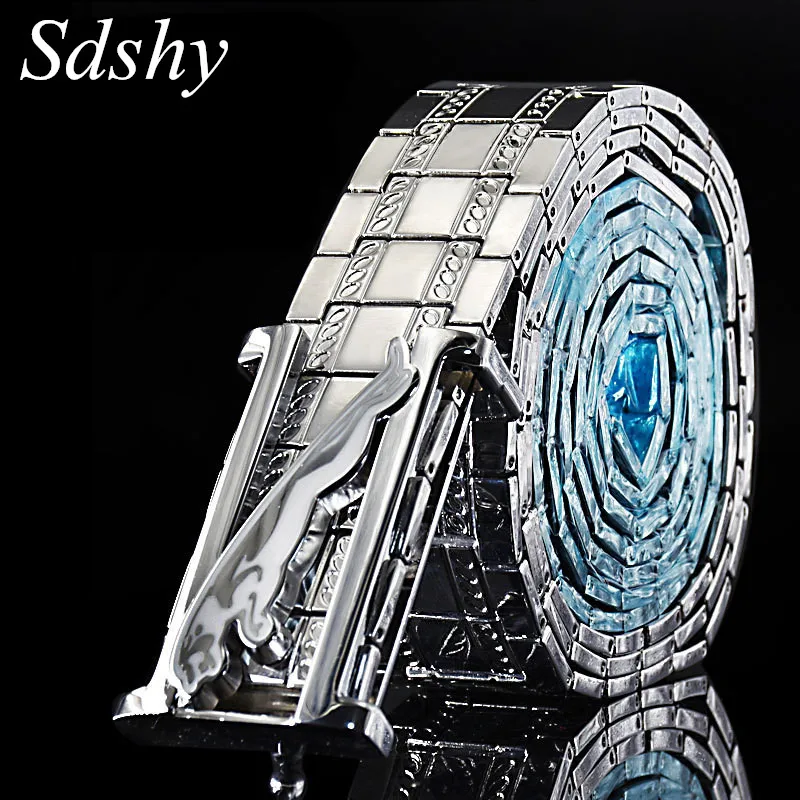 

Роскошные Для мужчин ремень высокое качество металла Нержавеющая сталь талии Ремни для Для мужчин личность самообороны ремня