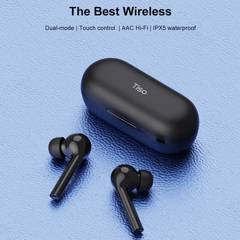 Тисо i7 беспроводной Bluetooth 5 0 наушники сенсорное управление TWS IPX5