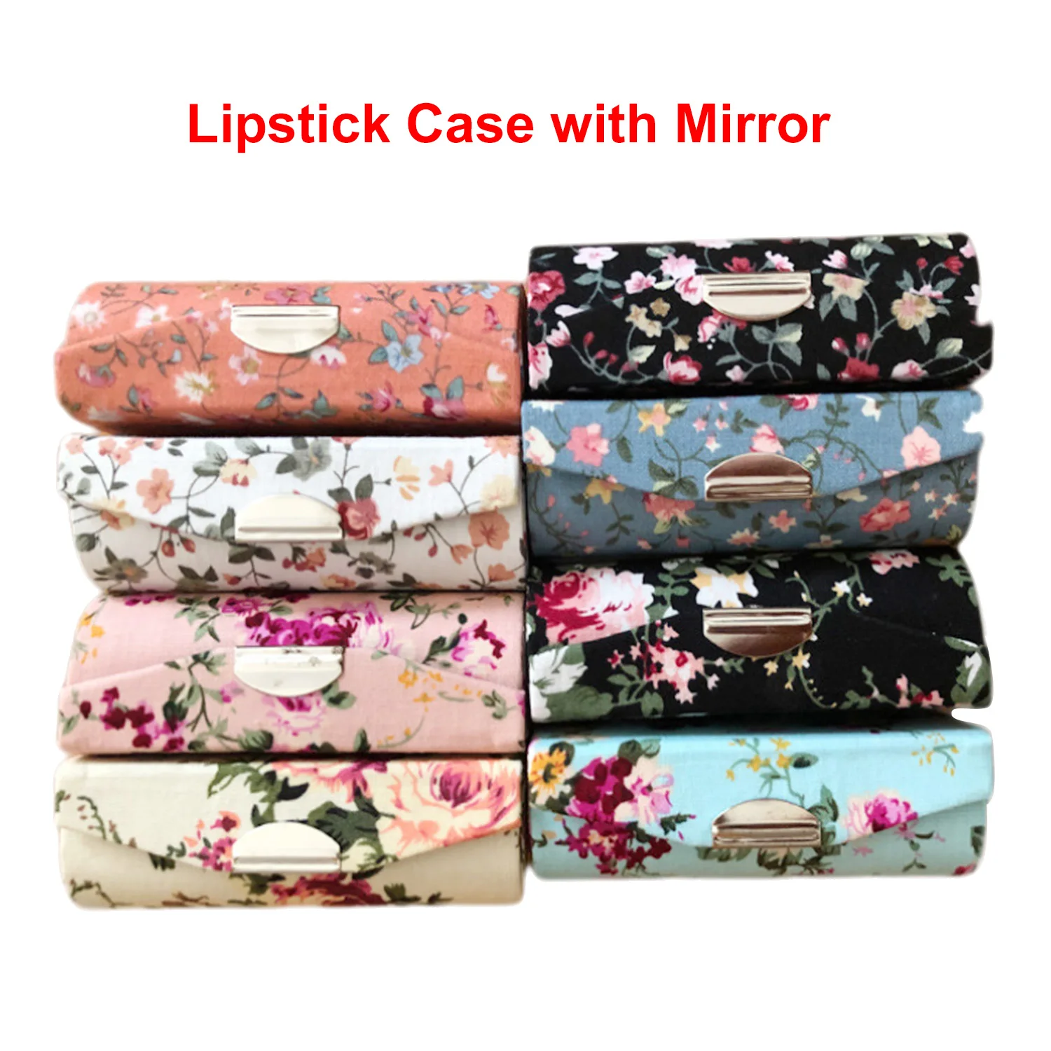 3 шт. Женский чехол органайзер для помады с зеркалом|Наборы инструментов макияжа|