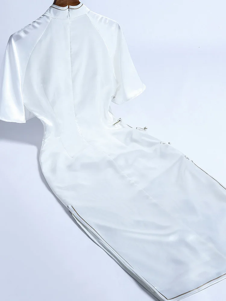 Китайское восточное платье-Ципао с воротником-стойкой и вышивкой | Тематическая