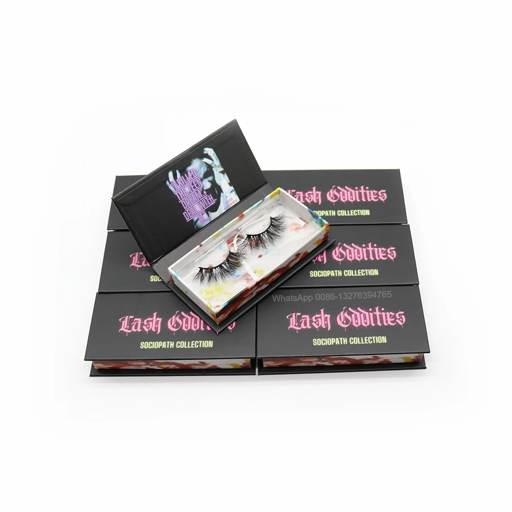 

Custom Mink Eyelash Case With Logo Wholesale Mink Eyelashes 3D Mink Hair Lashes Natural Private Label Lash Case Wholesale