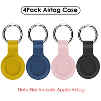 4pack apple airtag track genuine key finder search smart tag tracker gps label locator for children pet dogs cat keychain