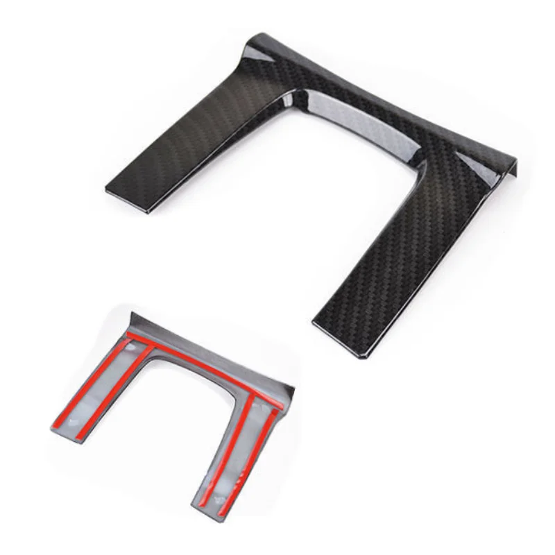 

ABS Carbon Fiber Interior Gear Box Panel Frame Cover Trim For Honda-Civic Flexible Trim Moulding Strip Decorative Line