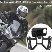 for kawasaki ninja z1000 sx z1000sx new motorcycle mobile phone usb charging bracket 2017 2020 navigation bracket support frame