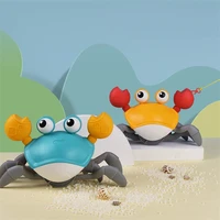big cartoon clockwork crab baby bathing toys for shower beach juguetes cute wind up chain pull line swimming toys for children