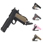 Тактический Брелок для ключей в форме пистолета 1911 M92, мини-брелок для ключей со съемным пистолетом в масштабе 1:4