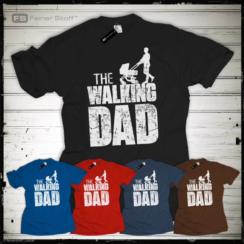 The Walking Dad/футболка Fun Papa Eltern vateltag Geschenk kinderwgen Geburt| |