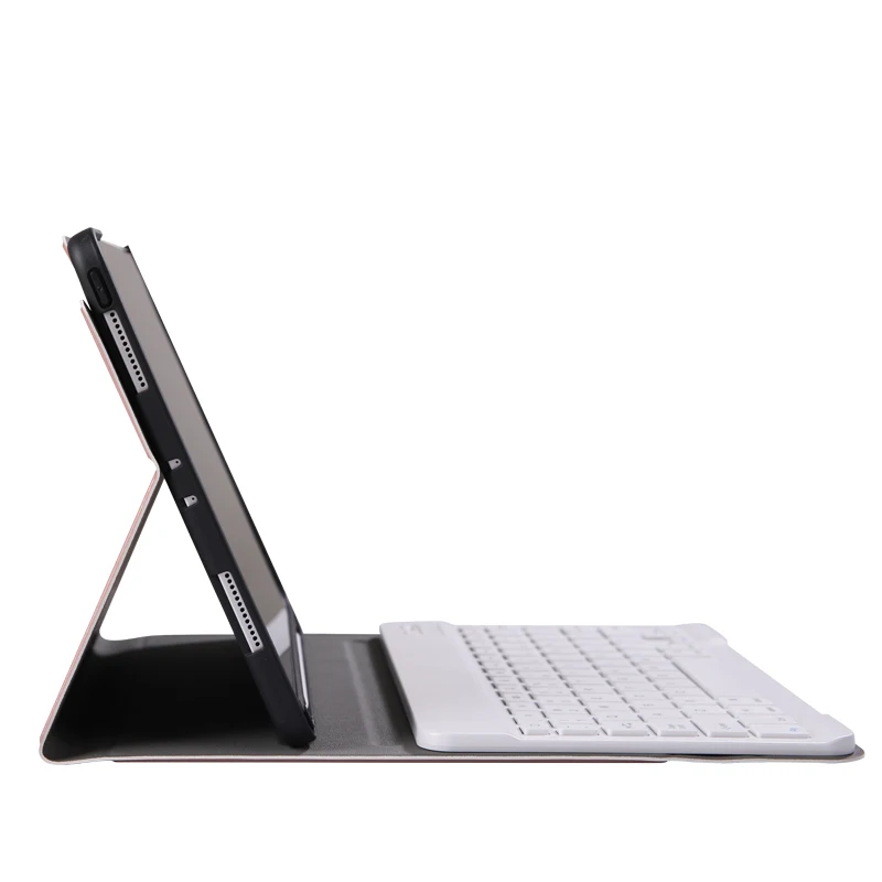 Кожаный чехол с клавиатурой Bluetooth для iPad Pro 11 дюймов 2020 русская Арабская