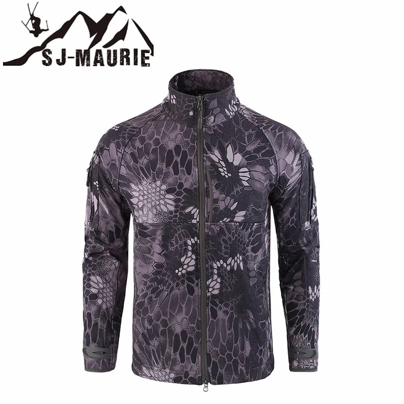 Мужская водонепроницаемая ветрозащитная охотничья уличная камуфляжная