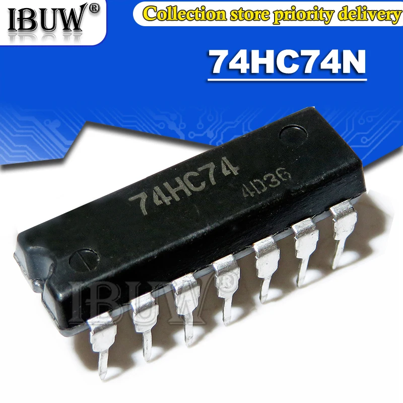 

100PCS SN74HC74N DIP14 74HC74 74HC74N SN74HC74 DIP Integrated IC