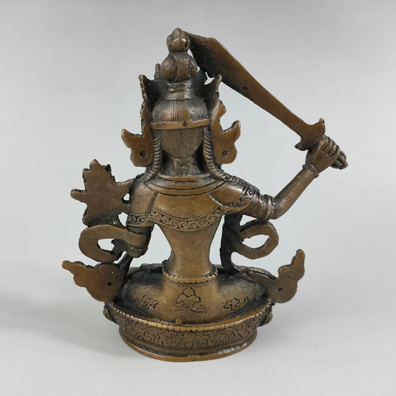 

Elaborate Chinese Tibetan Buddhism Collection Home Decoration Copper Sacred Auspicious Buddha Statue No.1