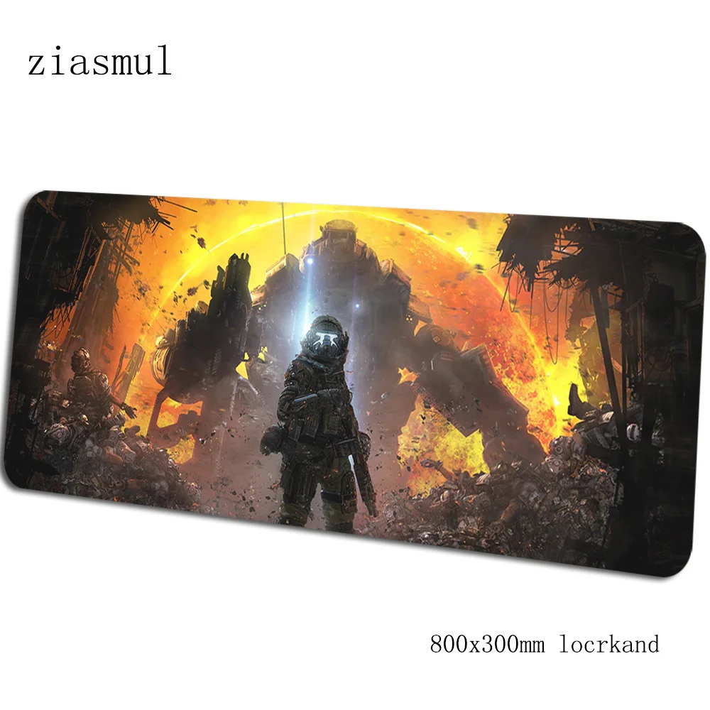Titanfall коврик для мыши 80x30 см игровой коврик для мыши подарок для игры большой коврик для мыши геймерский компьютерный стол гелевый коврик notbook mousemat pc - Цвет: pattern 9