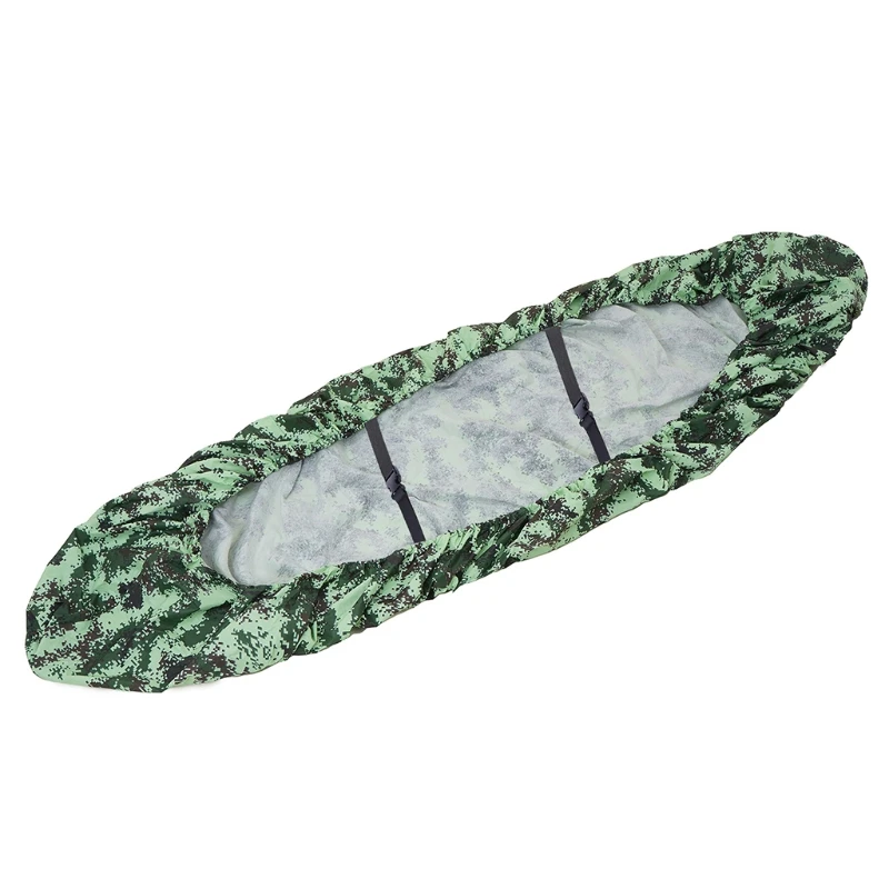

E5BD Kayak Storage Cover Universal Sport Oxford Cloth Solar UV Resistant Dust Storage Cover Boat Canoe Dust Cover Shield