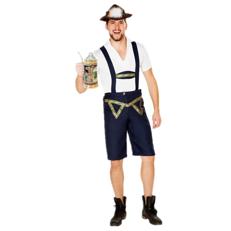 Мужские подтяжки для Октоберфеста Lederhosen Бавария карнавал фестиваль костюм