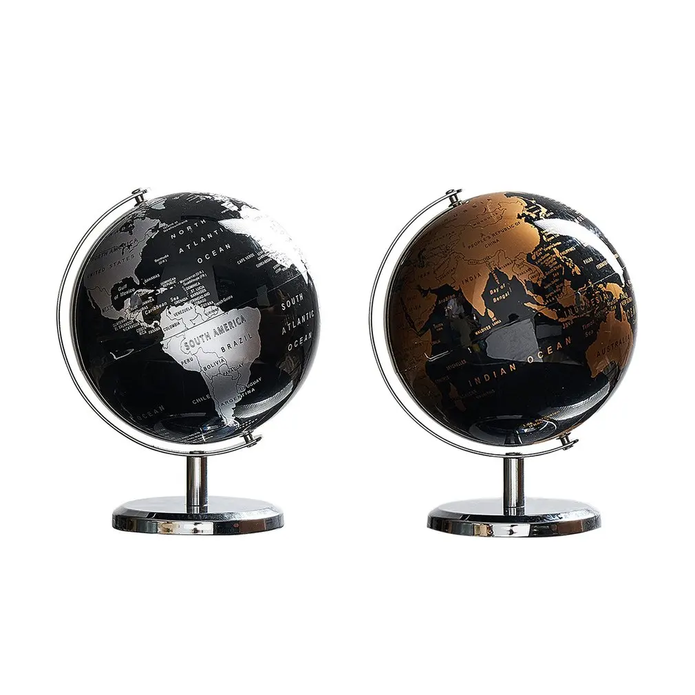 

Globe Educational Geographic Modern Desk Decoration With Metal Base Bookcase Decorations Globe Children's Gift