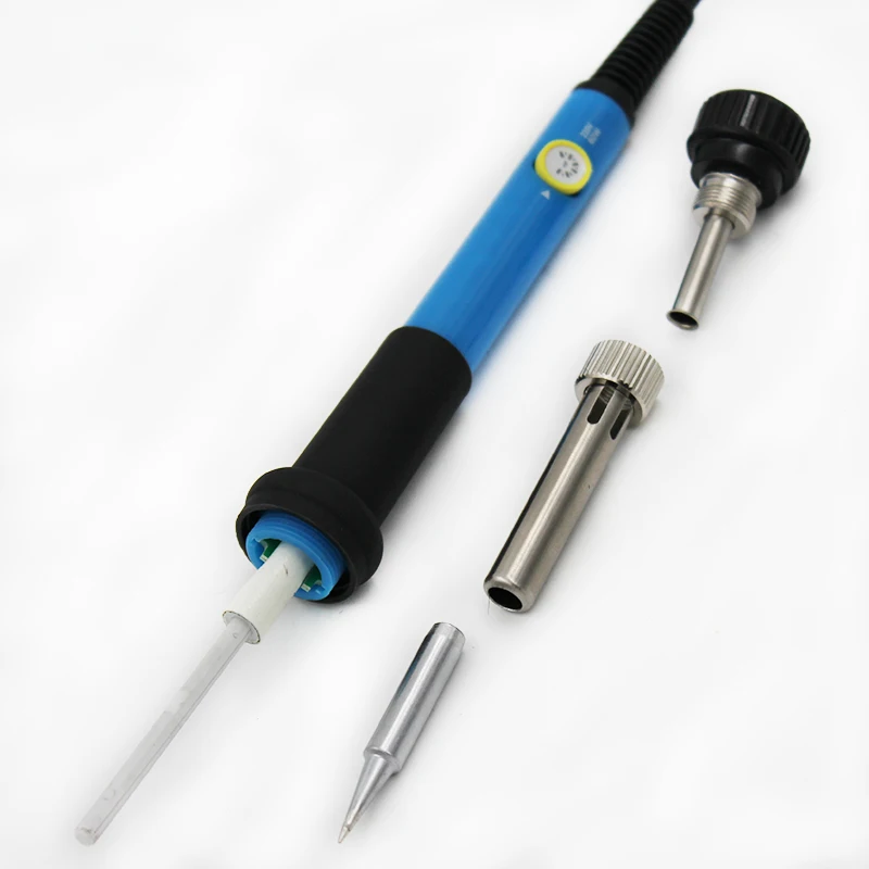 Регулируемый 60 Вт Температура железная ручка электрического паяльника тепла