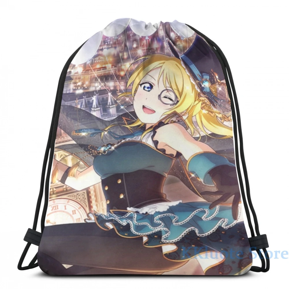 Забавная графическая печать work Ver. Рюкзак для ноутбука 2 Eli Ayase с USB-зарядкой