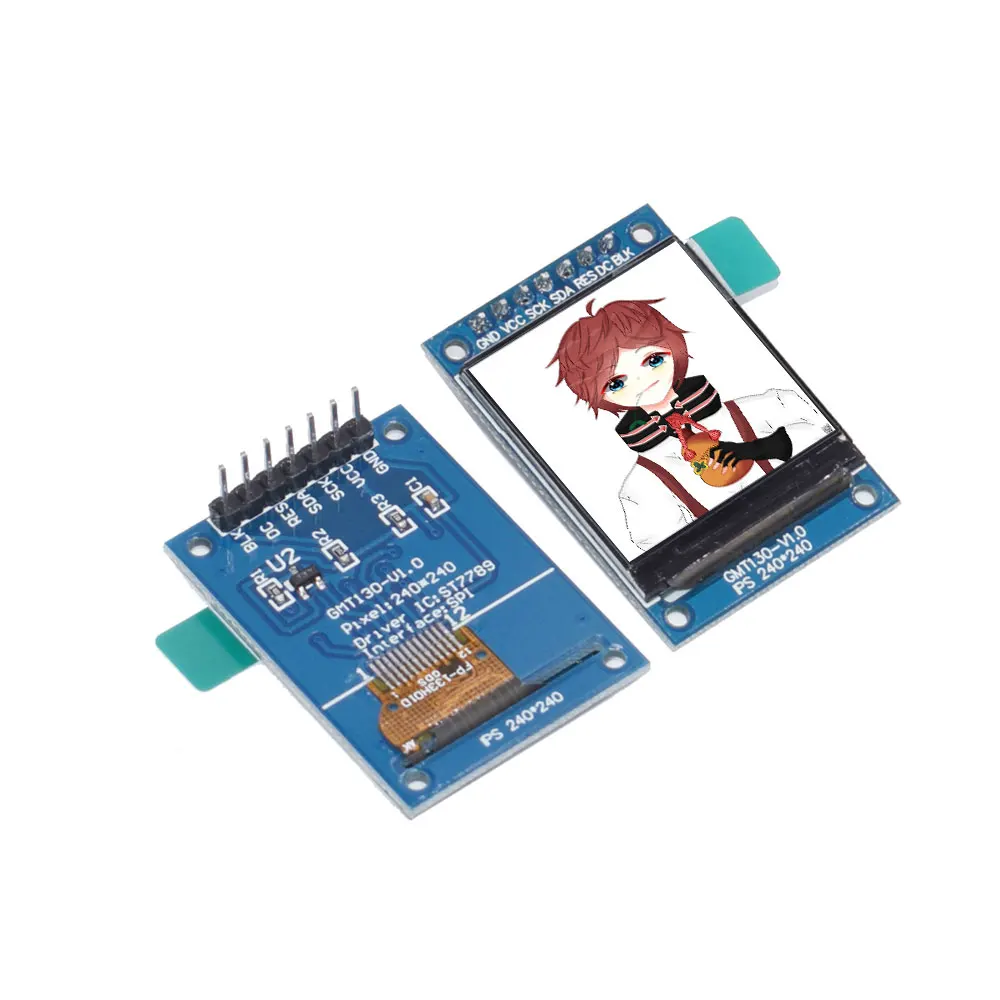 0 96 1 3 44 дюймовый TFT-дисплей IPS 7P SPI HD 65K полноцветный ЖК-модуль ST7735 / ST7789 Привод IC 80*160