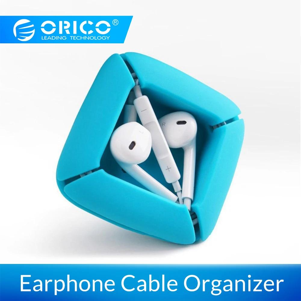 ORICO Winder Кабельный органайзер силиконовые гибкие зажимы для управления Держатель