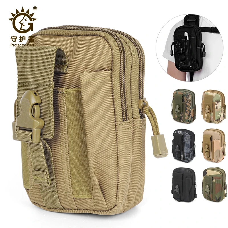 Водонепроницаемая нейлоновая тактическая поясная сумка для мужчин уличная