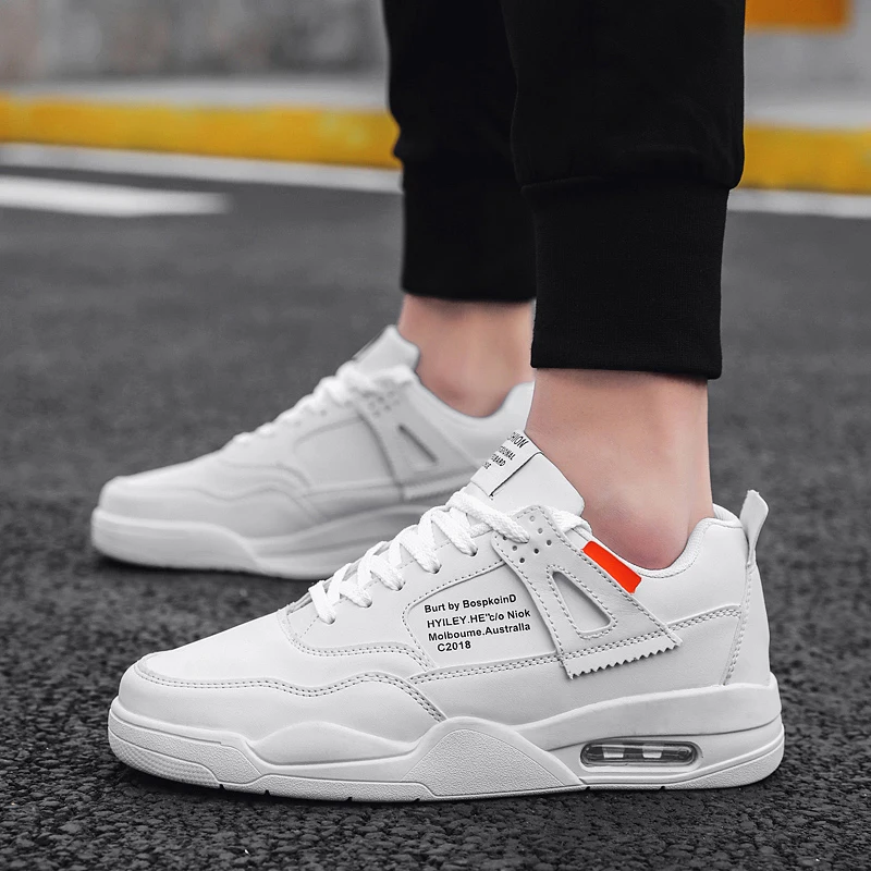 

Air Cushion Vulcanize Shoes for Men Casual Shoes Lightweight Breathable Autumn Male Flat Outdoor Men's Sneakers chaussure homme