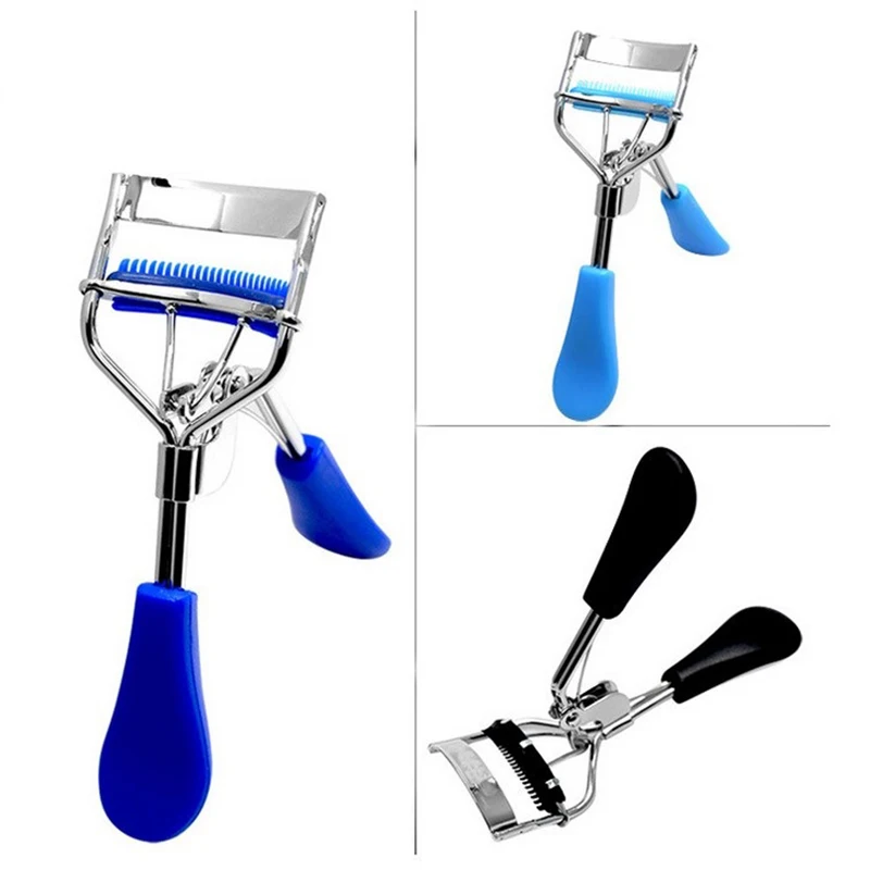 

1PC Lady Professional Eyelash Curler With Comb Tweezers Curling Eyelash Clip Cosmetic Eye Beauty Tool maquillaje