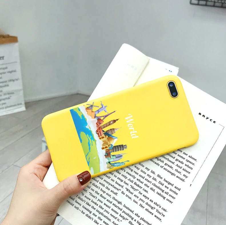 Модный Забавный всемирно известный памятник пари Лондон мягкий чехол для iphone 8 7 6