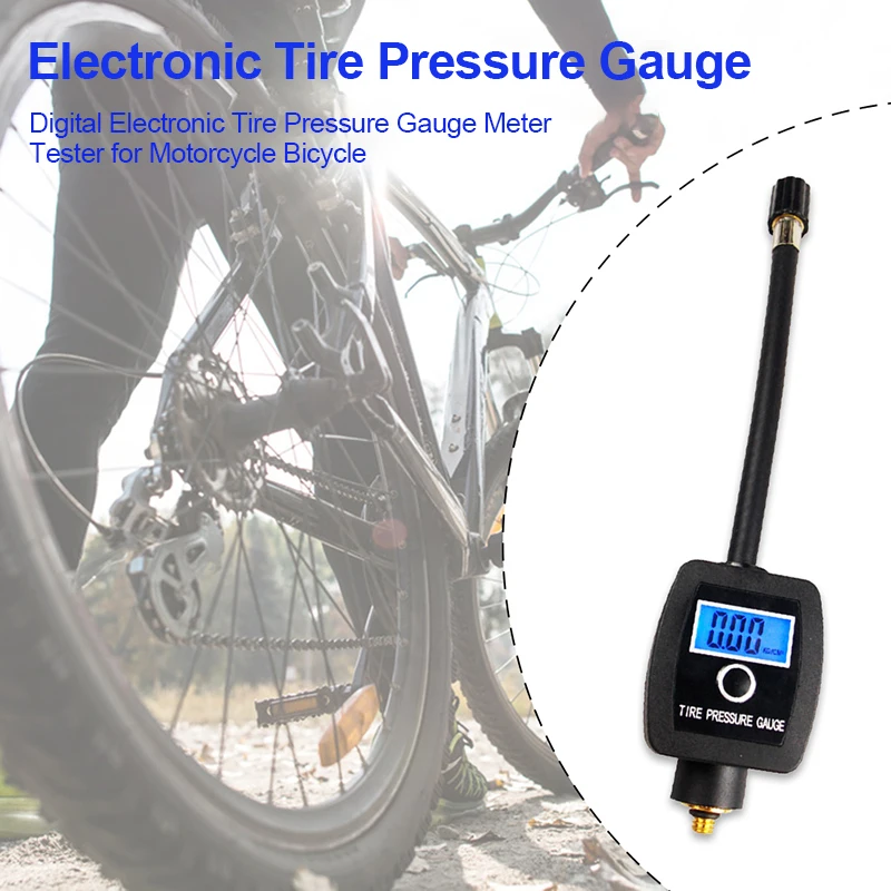 Измеритель давления в шинах для велосипеда электронный манометр горных