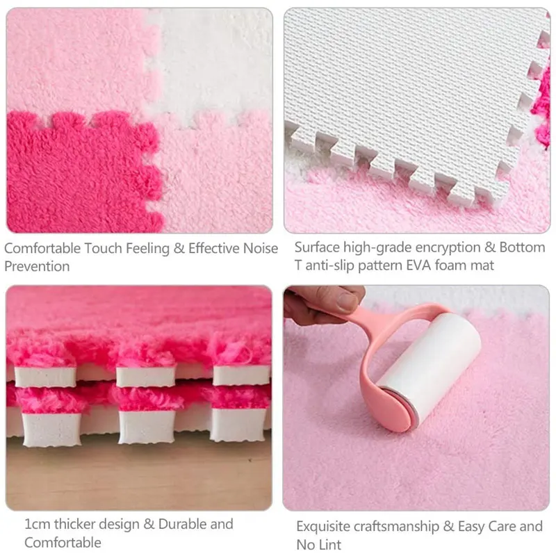 Детский игровой коврик EVA развивающий пазл мягкий детский складной для игр в