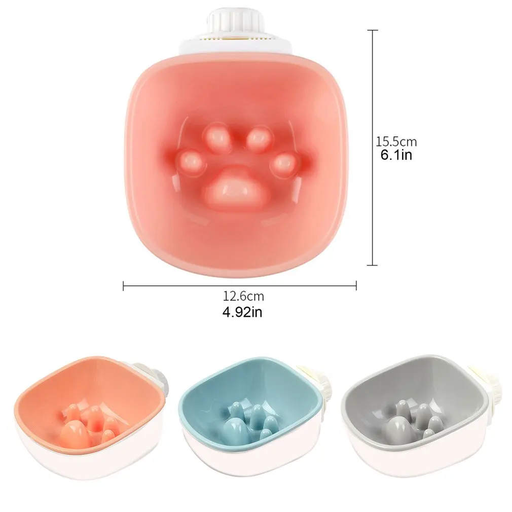 

Two-in-one Combination Of Hanging Slow Food And Drinking Bowl Anti Slip Feeding Bowl Pet Food Container