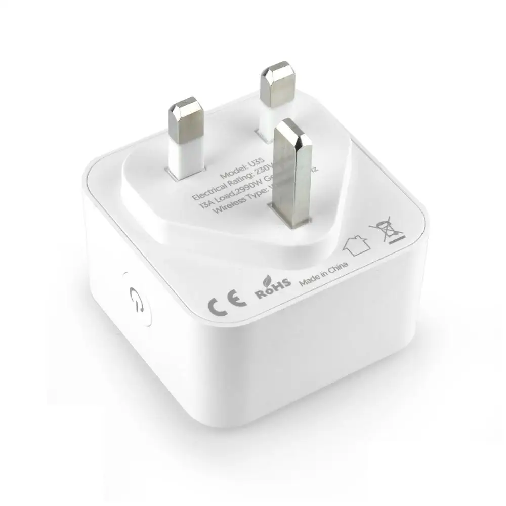 ELEOPARD 13A Tuya Wifi Smart socket mini UK plug WiFi remote control with Alexa Google home Energy Monitor | Электроника