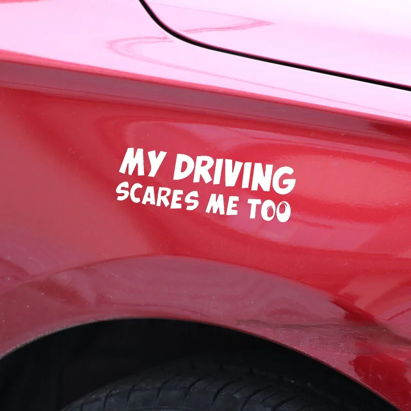 Светоотражающие предупреждающие наклейки на заднюю панель автомобиля 20*6 см мой