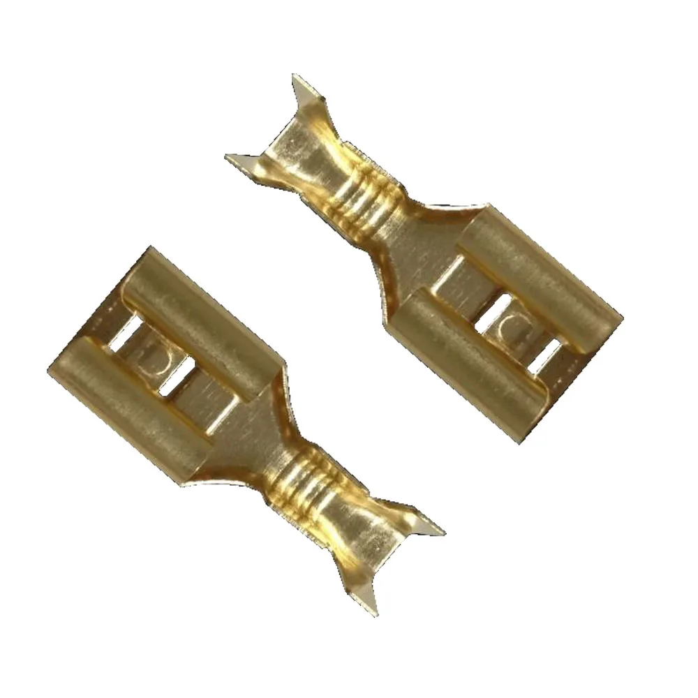 100 шт 6 3 мм пружинный терминал холодного соединения может быть оснащен
