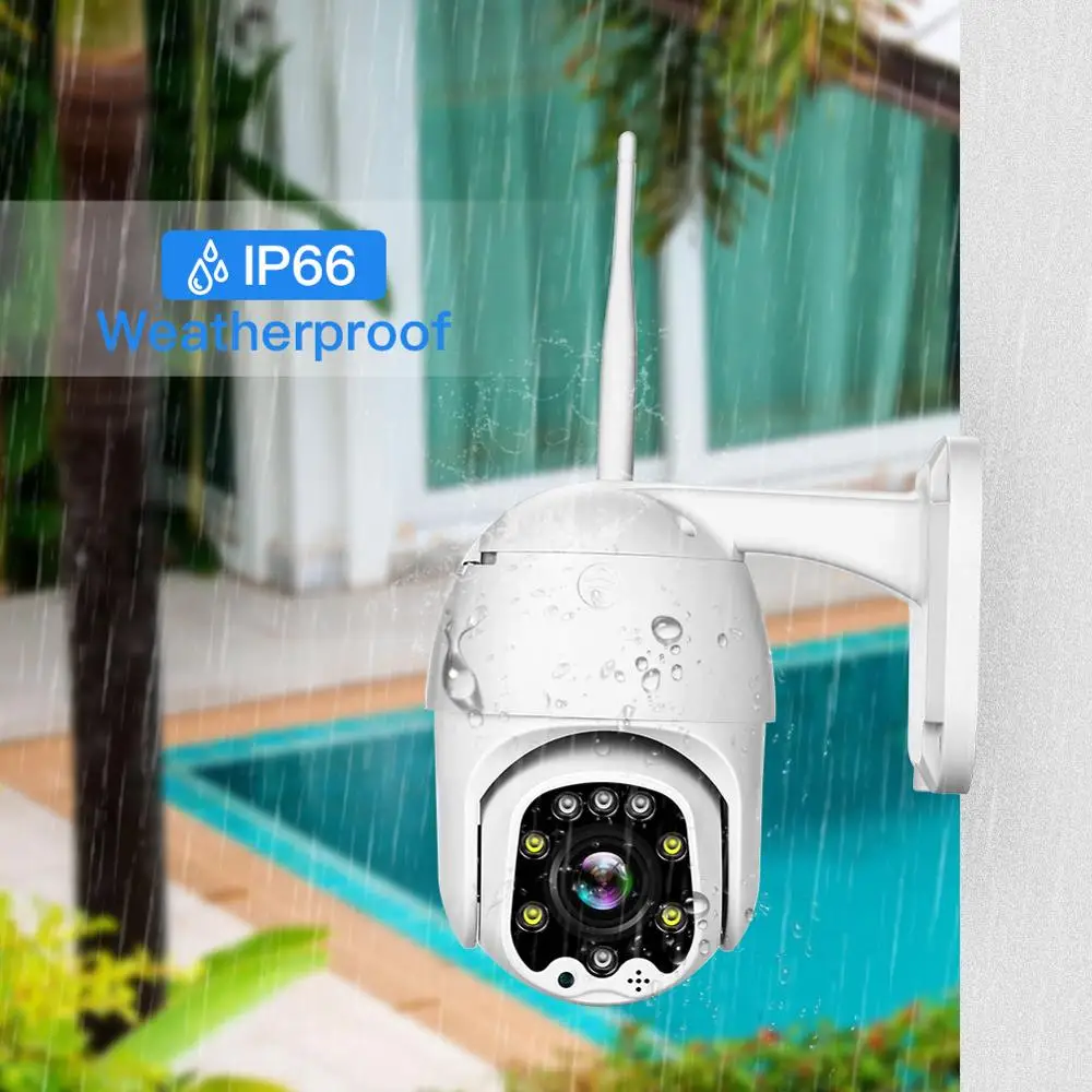 1080P беспроводная wifi PTZ IP камера IP66 наружная скоростная купольная CCTV камера безопасности двухсторонняя аудио P2P камера ptz camaras de seguridad