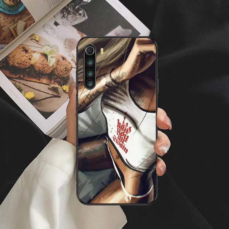 

Sexy Sleeve Tattoo Girl Luxury Phone Case For Samsung S Note20 10 2020 S5 21 30 ultra plus A81 Cover Fundas Coque