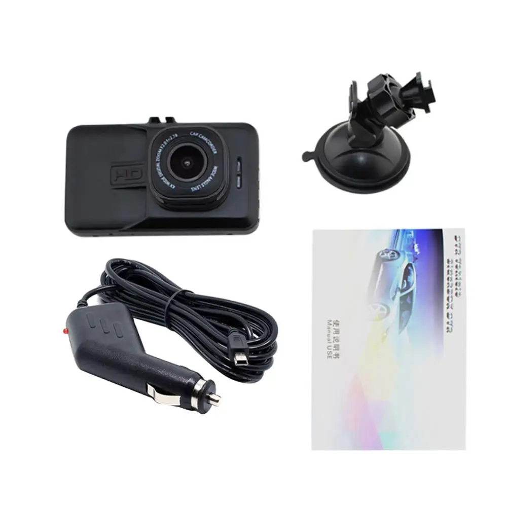 Full HD 1080P Dash Cam 3 Автомобильная камера с датчиком движения ночного видения G автоматический DVR