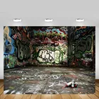Mehofond Граффити стена пол фотография Фон сломанная абстрактная распылительная краска ребенок портрет фон для фотостудии Фотография