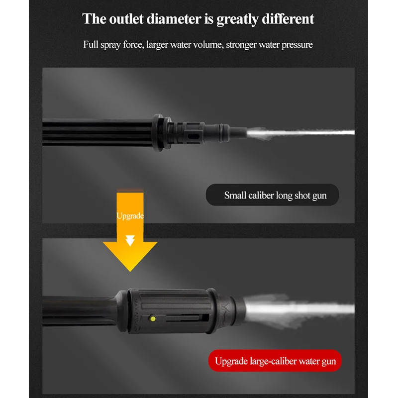 Цена Мойка высокого давления для автомобиля, беспроводная литиевая батарея для автомобиля, портативный беспроводной водяной пистолет Wa