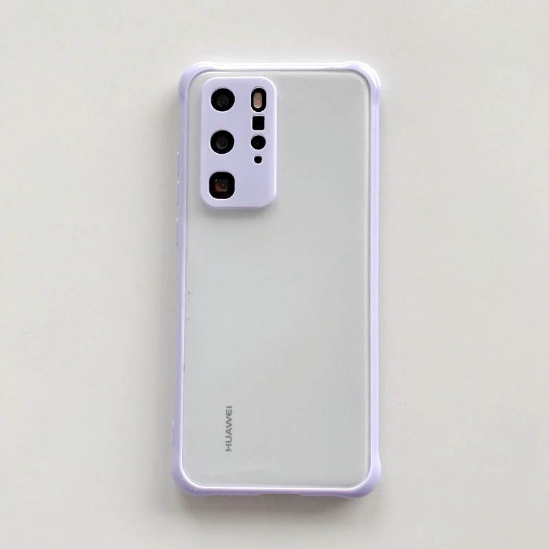 

Candy Color Shockproof Case For Huawei P40 Lite P30 Mate 30 40 Pro Nova 5 6 7 8 Se Matte Transparent Pc Hard Cover Shell Fundas