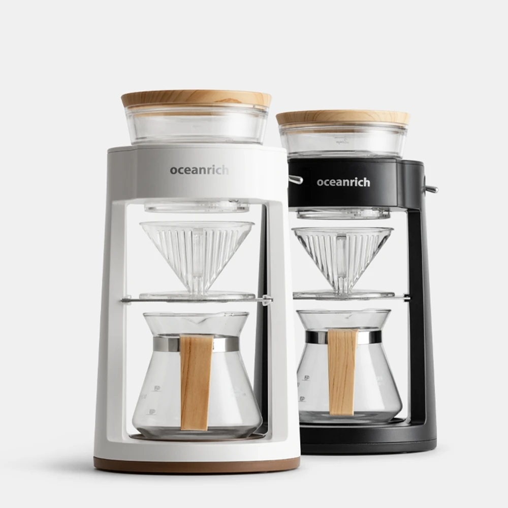 

Coffee Maker Automatic Coffee Machine Hand Drip Espresso Percolator for Home Office AA Battery Powder 2 Color