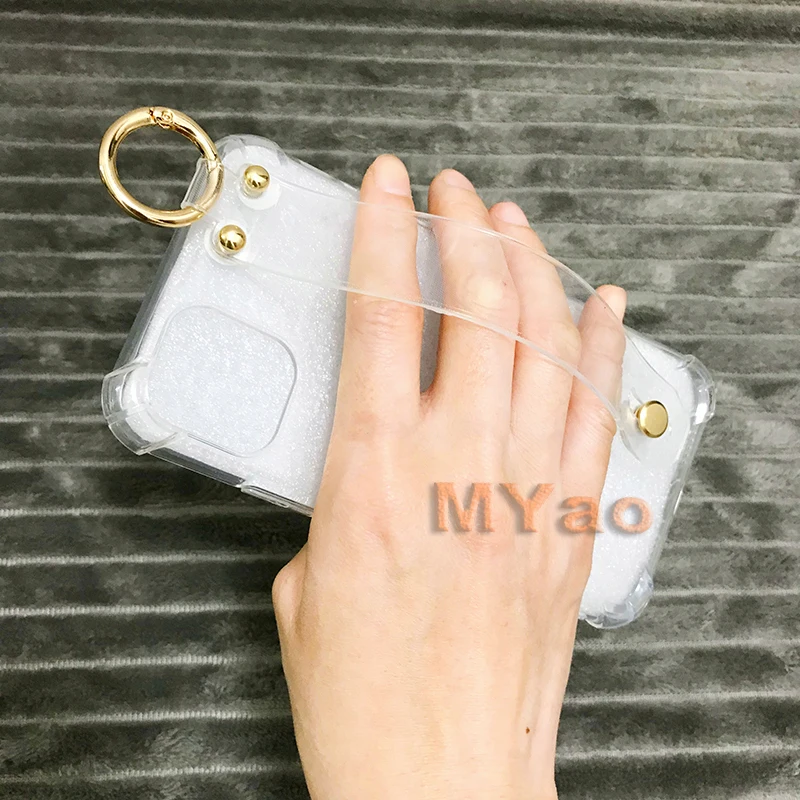 Чехол с ремешком на запястье для Xiaomi Redmi Note 9 9T 9S Pro MAX 9C 9A 9i Power противоударный