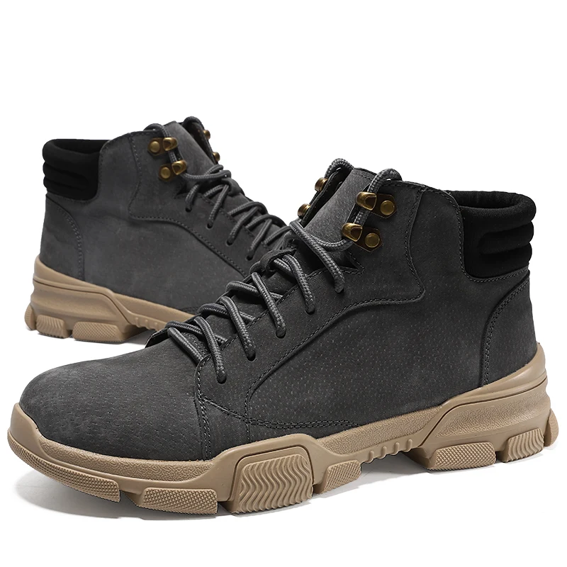Мужские Новые осенне зимние Ботинки Martin износостойкие модные ботинки из