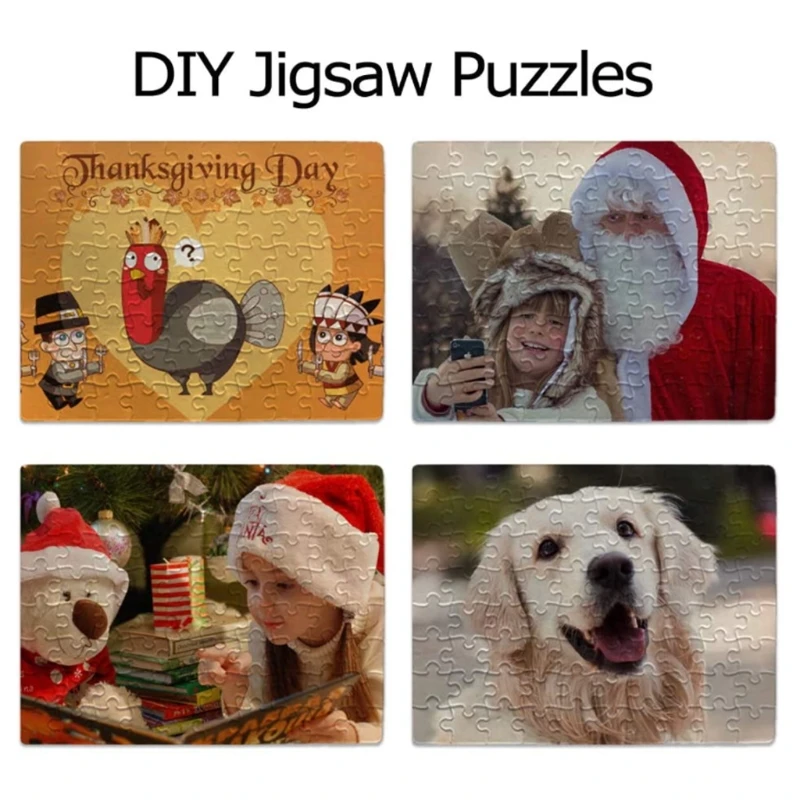

10 Packs Jigsaw Puzzles A4 A5 Sublimation Blanks Puzzles DIY Heat Transfer Craft