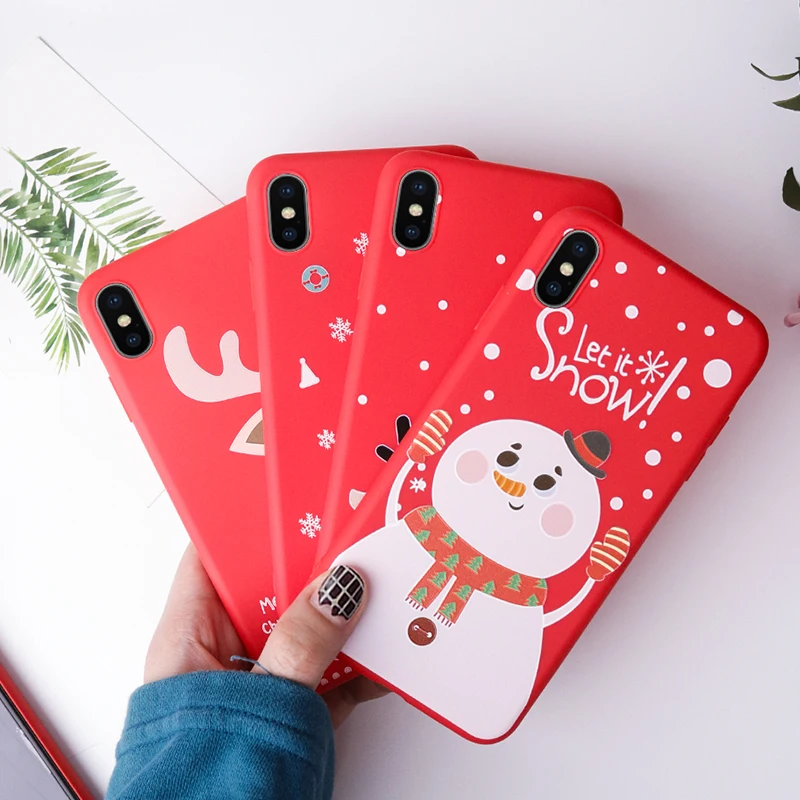 ZNP силиконовый чехол для iphone 11 Pro 6 6s 7 8 Plus чехол для телефона Санта Клаус Рождество для iphone X XS Max XR 11 ТПУ мягкий чехол